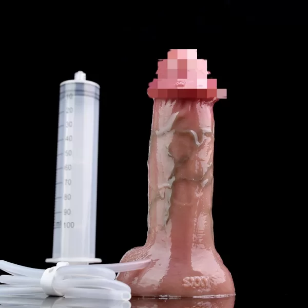 Squirting Silicone Penis : 7.2cm x 15cm Vibrator Dildo for Unforgettable Realistic Pleasure - Image 2