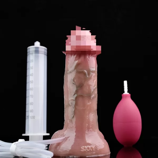 Squirting Silicone Penis : 7.2cm x 15cm Vibrator Dildo for Unforgettable Realistic Pleasure