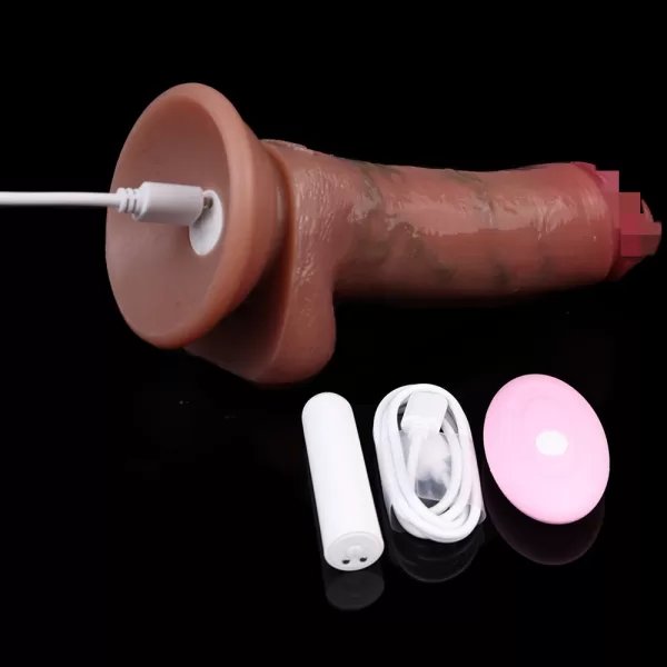 Electric Silicone Dildo Penis-10 Vibrating Modes on 8.2x14.7cm -Ultimate Women's Pleasure
